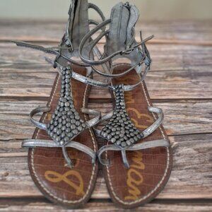 Sam Edelman Ginger beaded gladiator sandals size womens 6